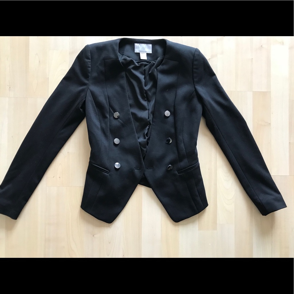 Black suit jacket